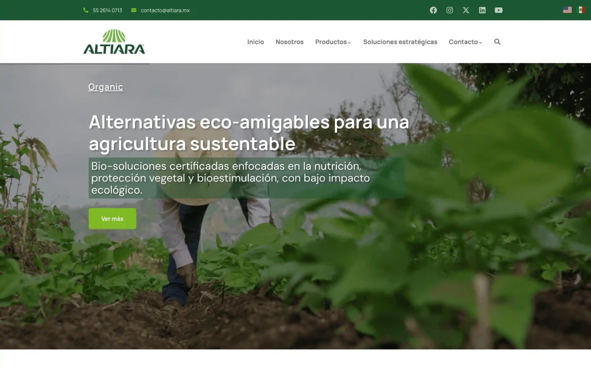 Website preview for Altiara